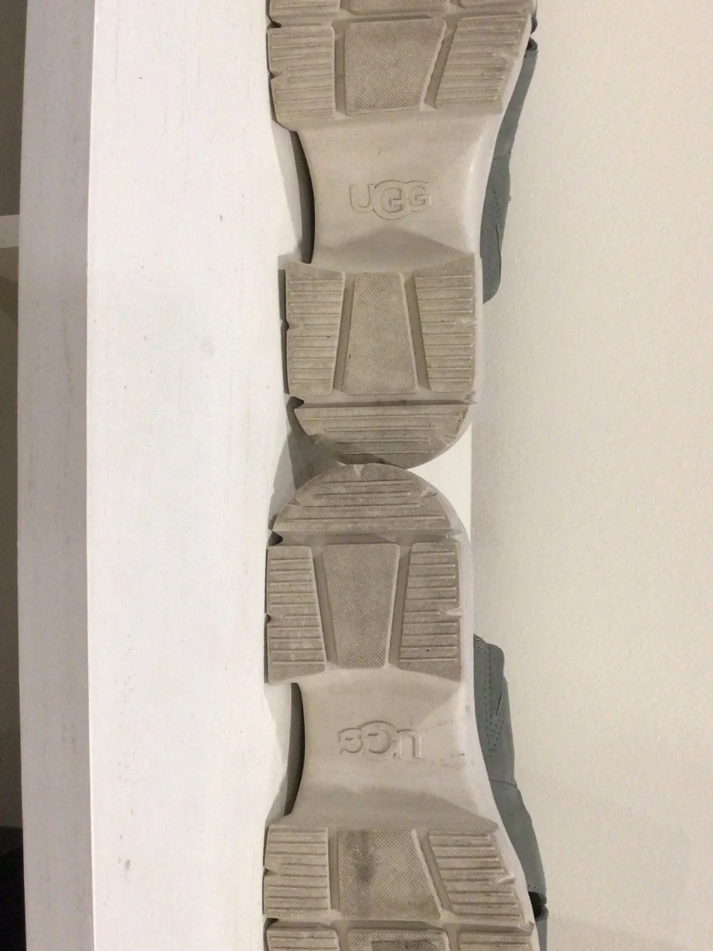 UGG Olive Green Platform Strap Sandals